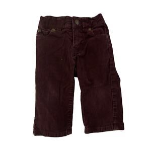 Janie And Jack Maroon Corduroy